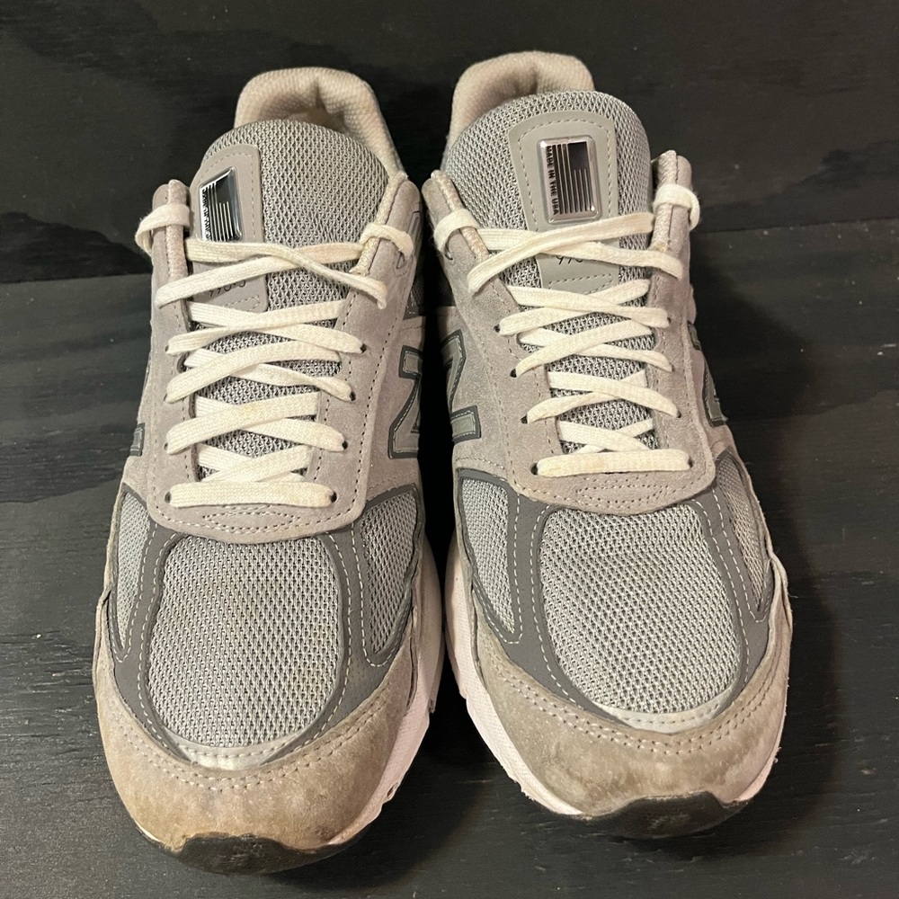 New Balance 990v5 Men’s Size 12 Gray Castlerock Made in USA Sneakers M990GL5 - Picture 3 of 8